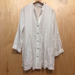 🌲SOFT SURROUNDINGS Embroidered Tunic🌲